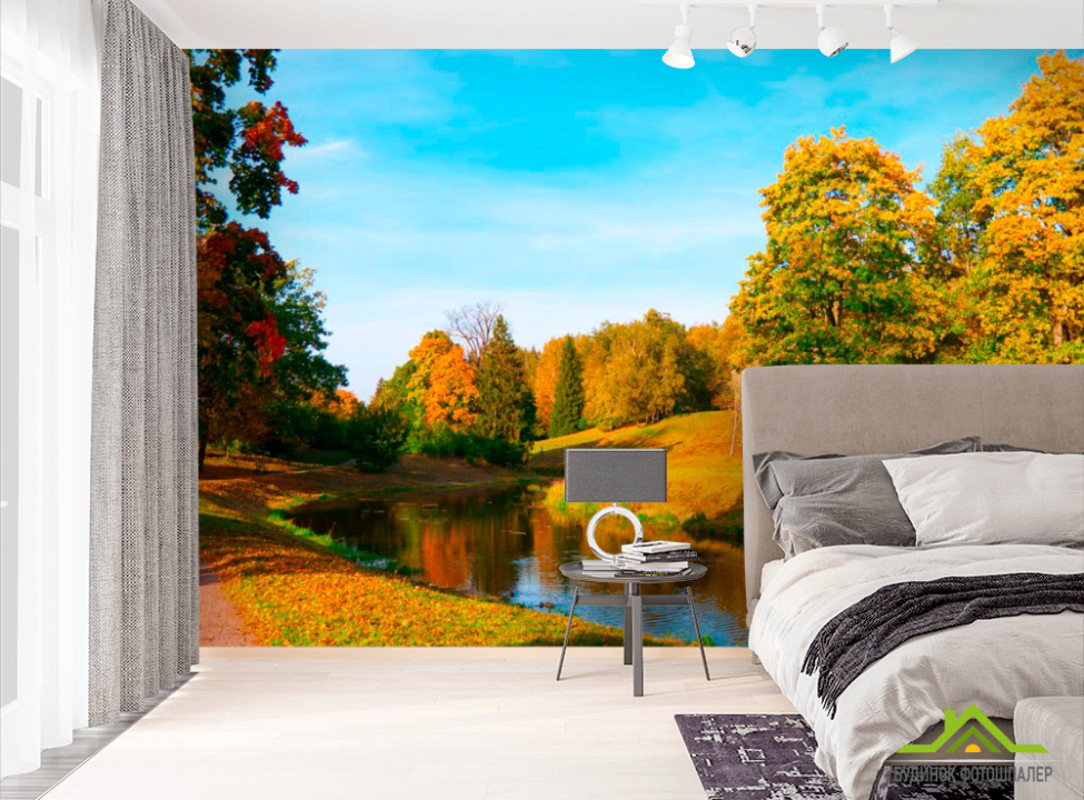 выбрать Фотообои Осенний вальс Фотообои лес на стену