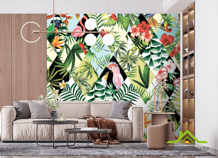 Фотошпалери Тропічні листя