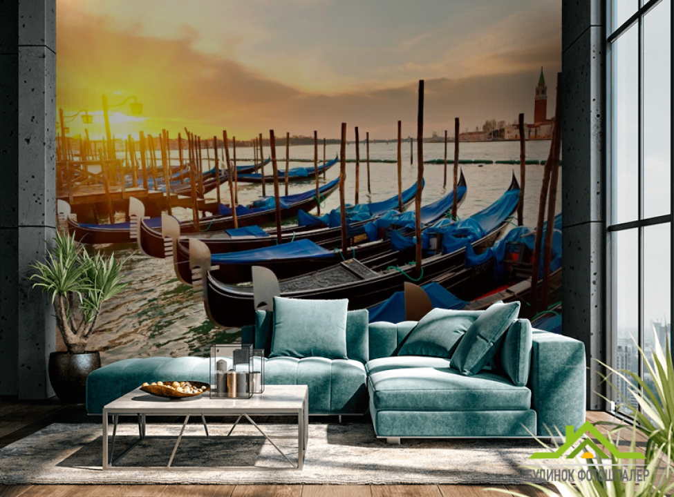 выбрать Фотошпалери Гандолы Фотошпалери Венеція на стіну