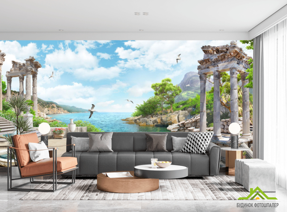 выбрать Фотошпалери Грецька архітектура Фотошпалери Фрески на стіну