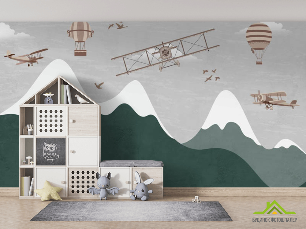 Фотошпалери гори і літачки