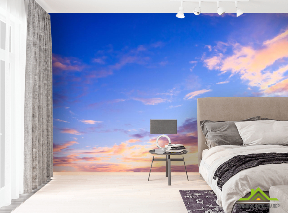 выбрать Фотошпалери красиве вечірнє небо  на стіну