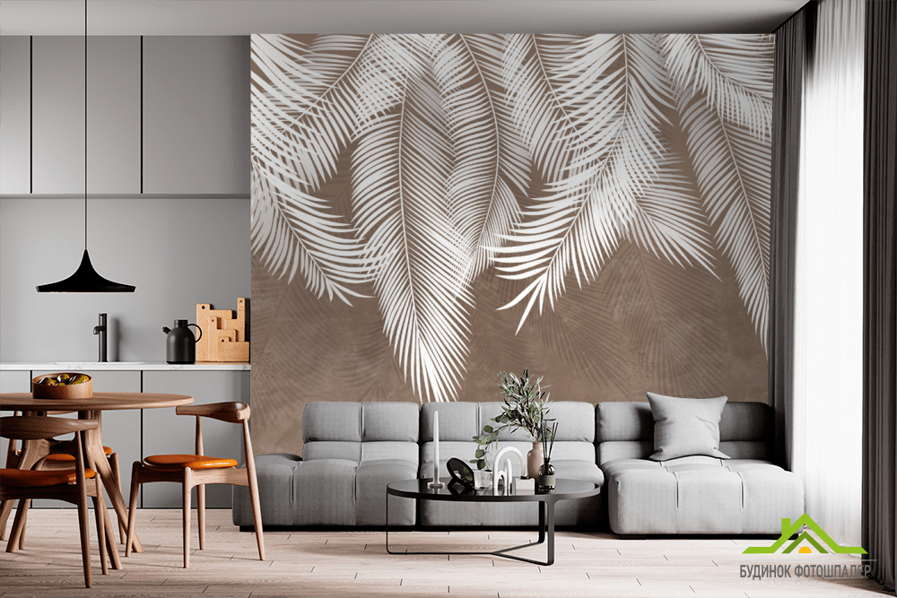 Фотообои тропические листья