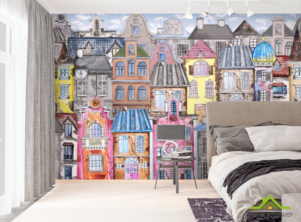 выбрать Фотошпалери в стилі Модерн, дитячі будиночки Фотошпалери Модерн на стіну