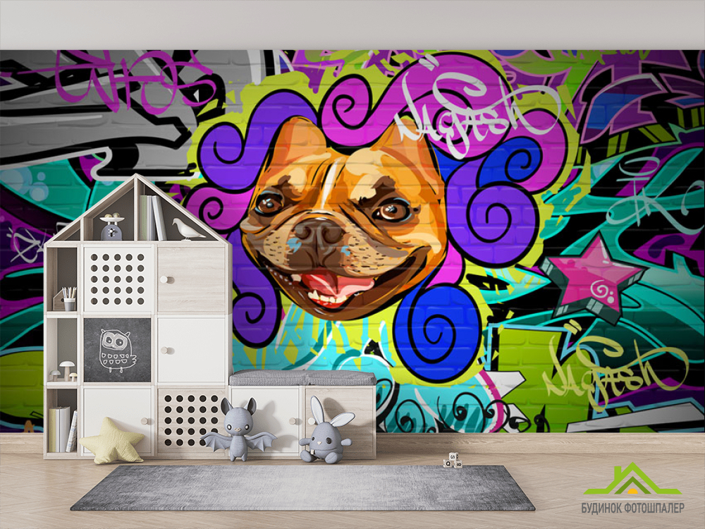 Фотообои Яркое граффитти