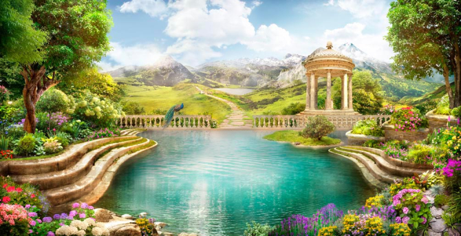 Фотообои Озеро