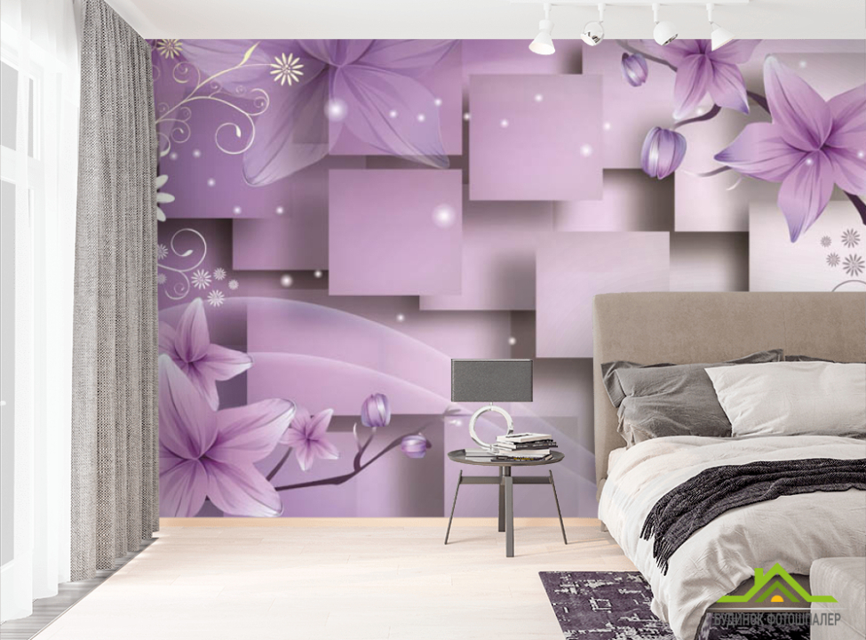выбрать Фотообои 3д цветы Фотообои разные на стену