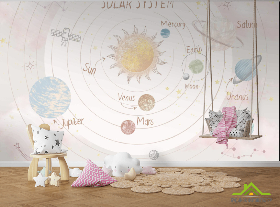 выбрать Фотообои планеты Фотообои Little kids на стену