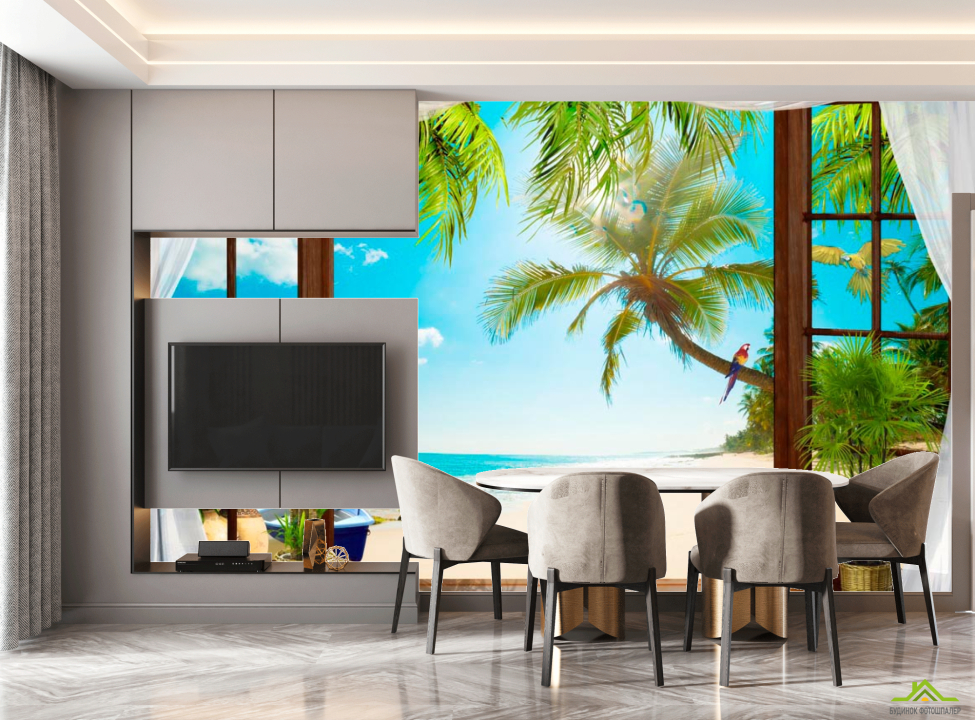 выбрать Фотошпалери Океан Фотообої на кухню на стіну