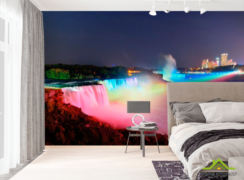 выбрать Фотообои Разноцветный водопад  на стену