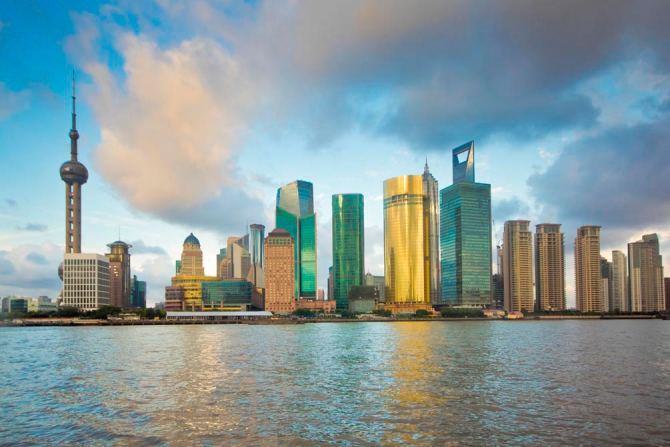 Фотошпалери Хмари, море, будинки