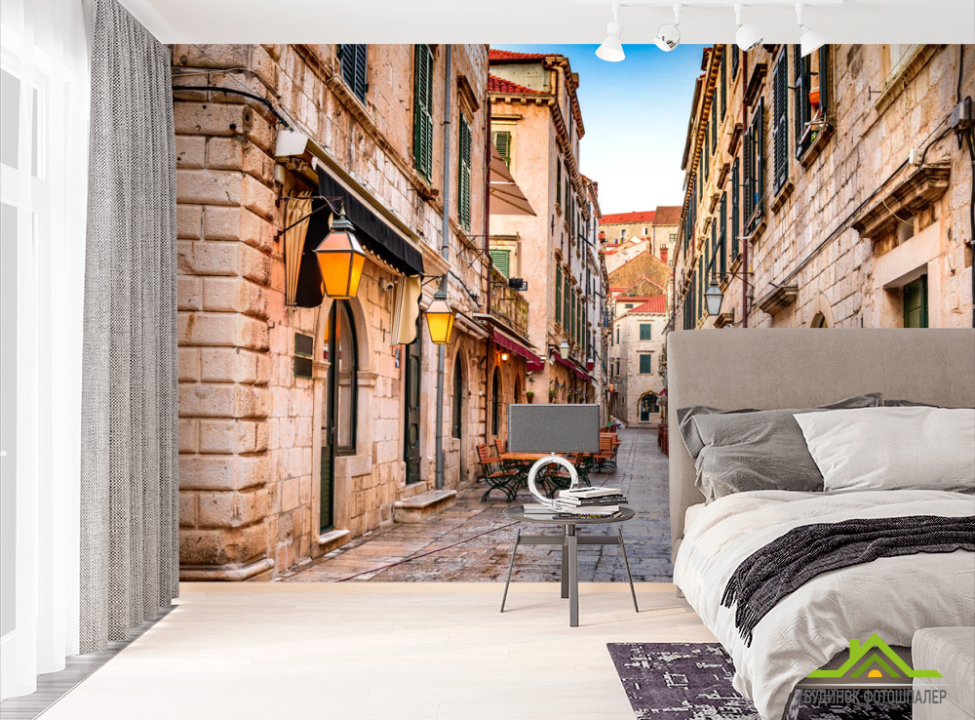 выбрать Фотошпалери Вуличка в старому місті Фотошпалери Вулиці на стіну