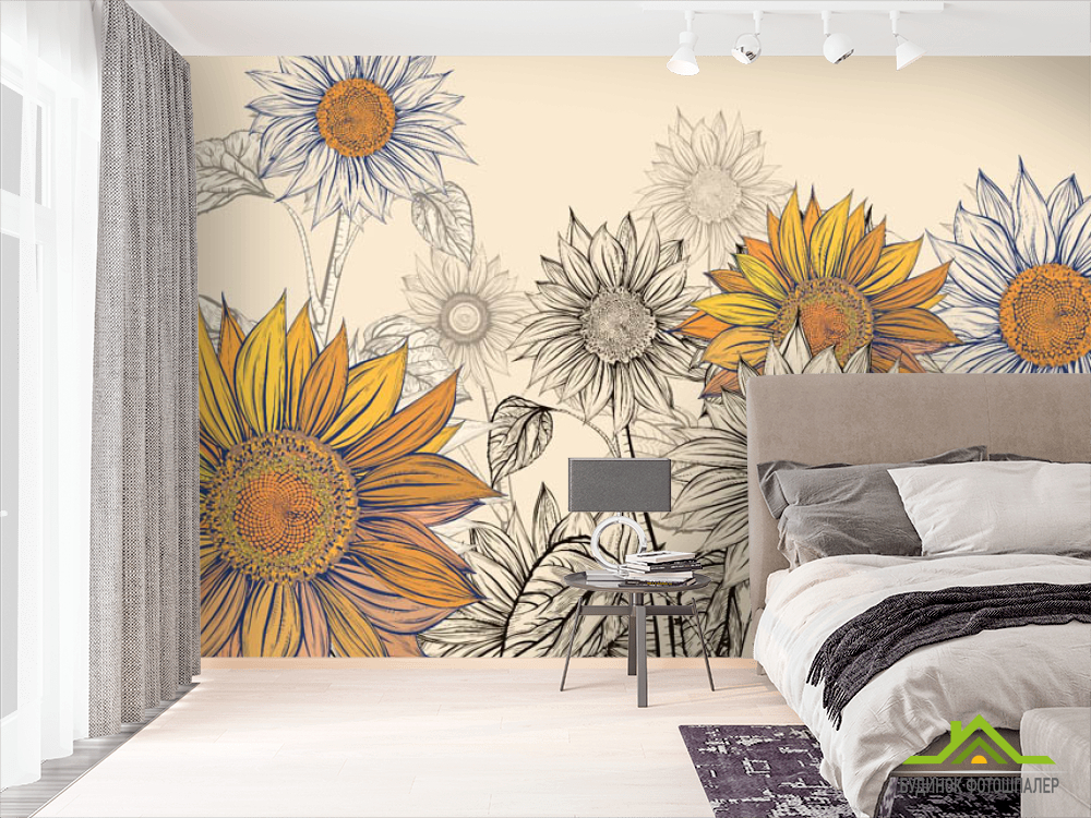 Фотошпалери Соняшники
