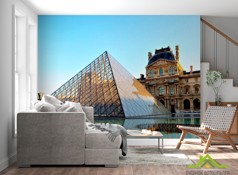 выбрать Фотообои Лувр ,Франция Фотообои Дворцы и соборы на стену
