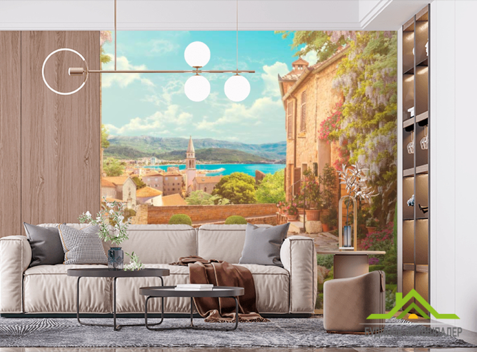 выбрать Фотообои Дворик Фотообои Фрески на стену