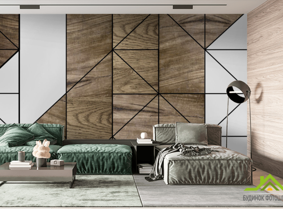 выбрать Фотошпалери геометрія Фотошпалери 3д панелі на стіну