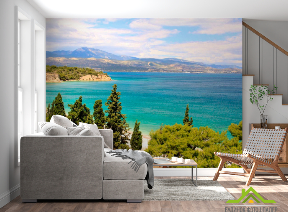 выбрать Фотообои Водные просторы, горы Фотообои Горы на стену