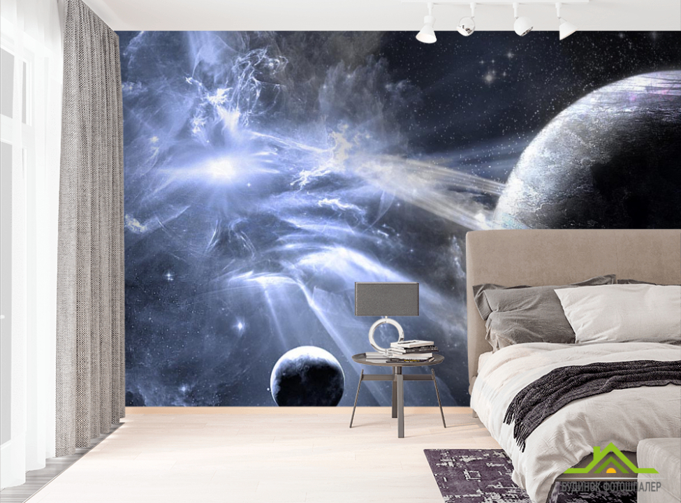 выбрать Фотообои Планеты в космосе Фотообои Космос на стену