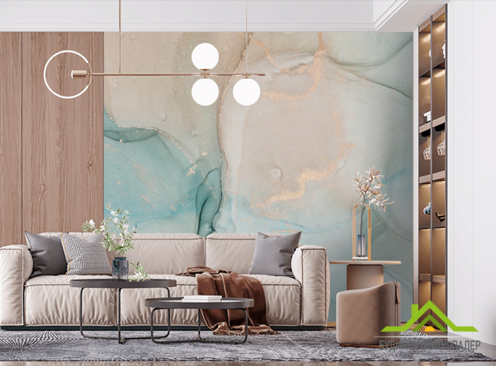 выбрать Фотошпалери Блакитний Fluid art Фотошпалери Fluid art на стіну