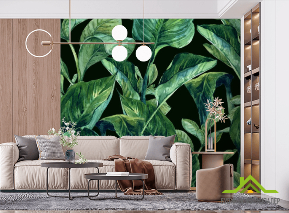 выбрать Фотошпалери тропічні листя Фотошпалери різні на стіну