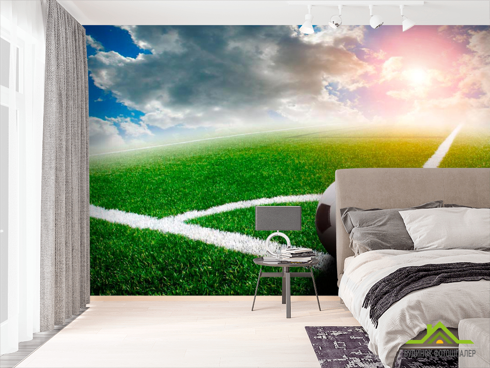 Фотообои Перед пробитием углового