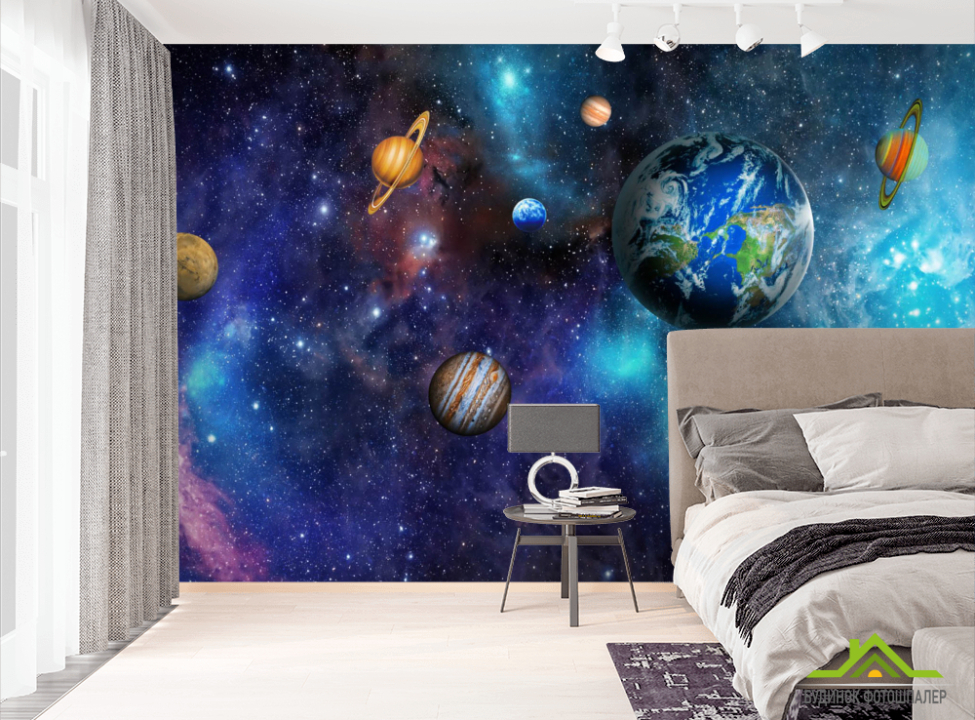 выбрать Фотошпалери планети Сонячної системи Фотошпалери Космос на стіну