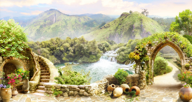 Фотообои Фреска