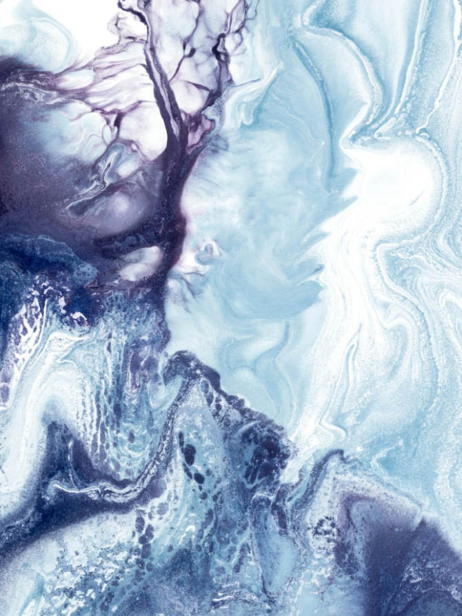 Фотообои Сине-фиолетовый флюид