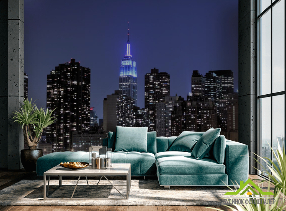 выбрать Фотошпалери вечірні багатоповерхівки Фотошпалери Місто на стіну