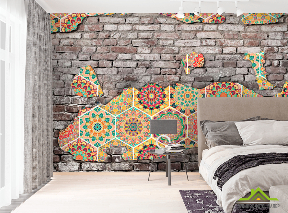 выбрать Фотошпалери Індійські мотиви на стіні Ексклюзивні фотошпалери на стіну