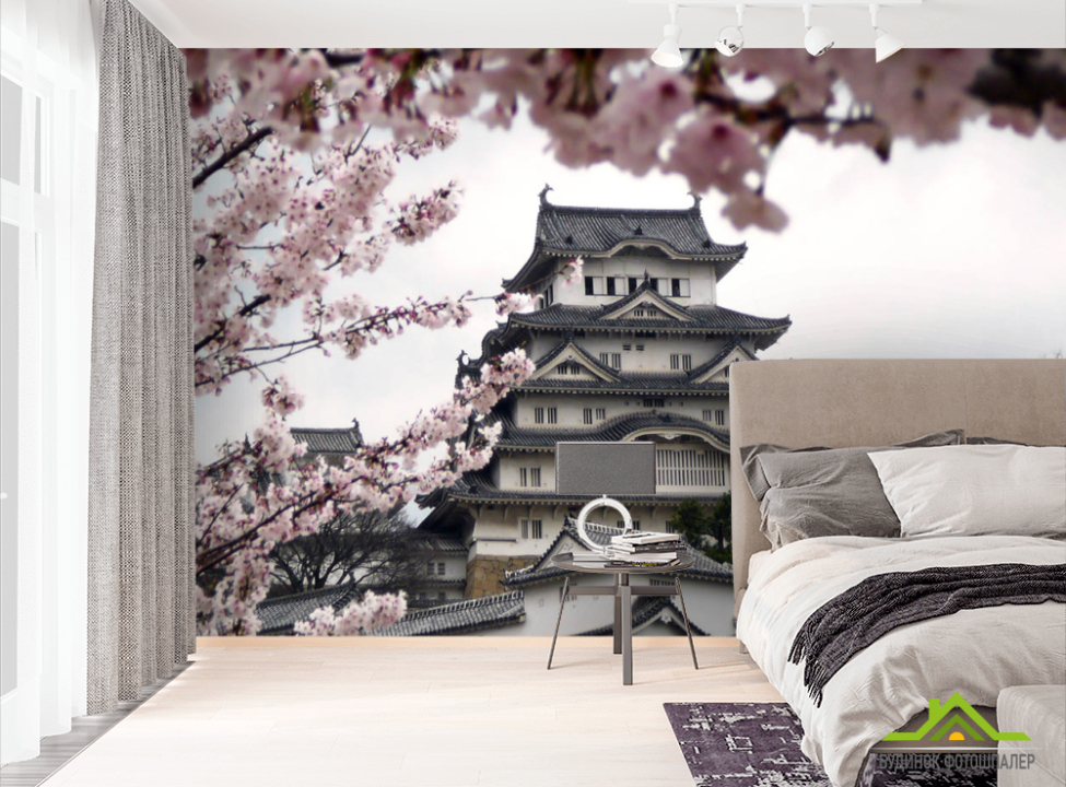 выбрать Фотошпалери Японська пагода Фотообої по стилю на стіну