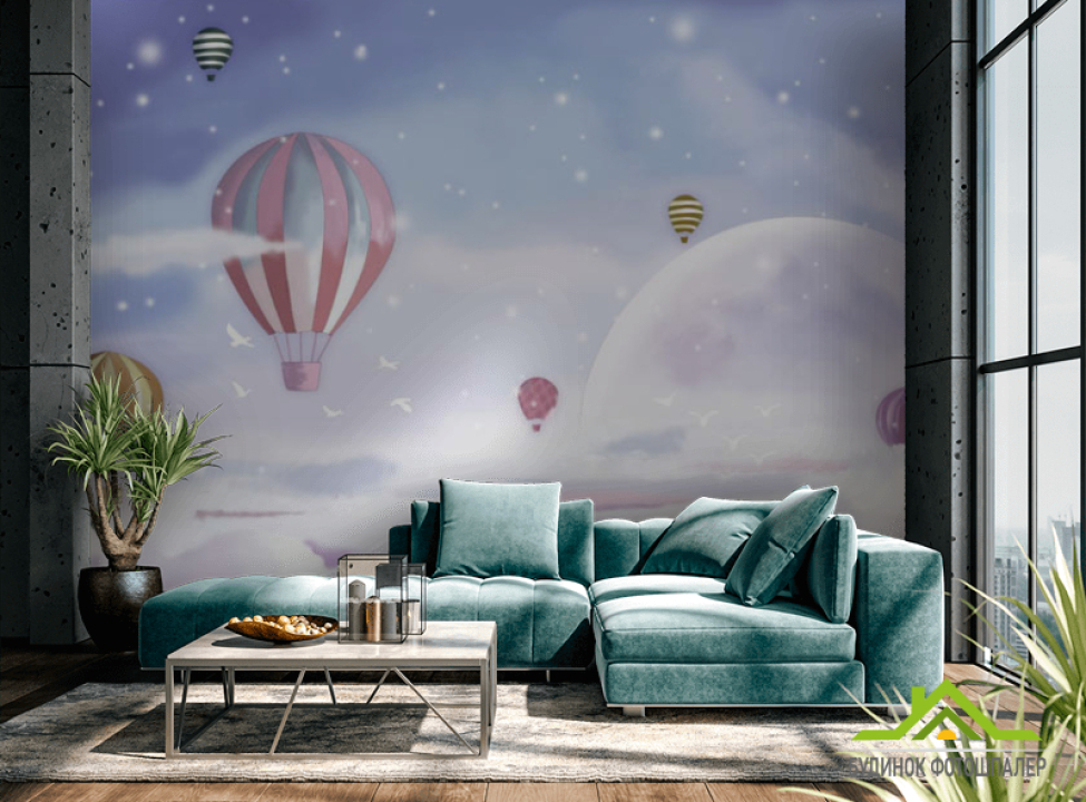 выбрать Фотообои воздушные шары Фотообои разные на стену