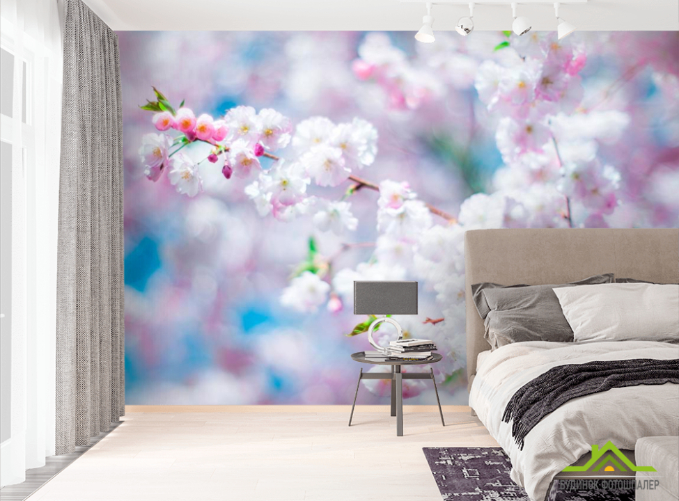 выбрать Фотообои Белые пушинки цветов Фотообои Цветы на стену