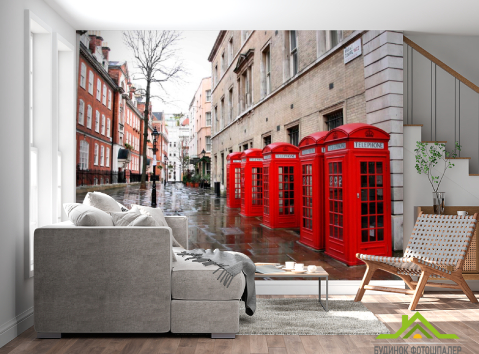 выбрать Фотообои Улица в Лондоне Фотообои Лондон на стену