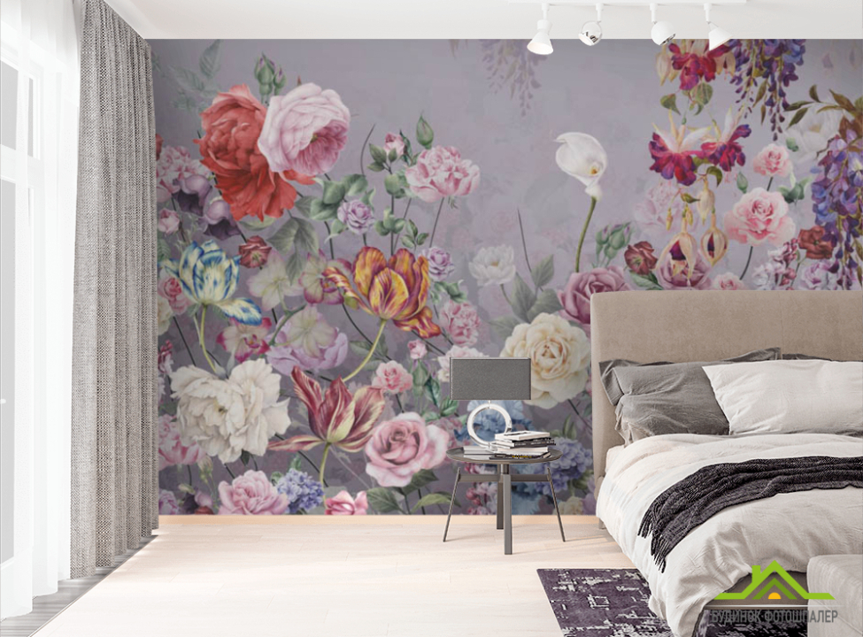 выбрать Фотошпалери квіткова композиція Фотошпалери Квіти на стіну