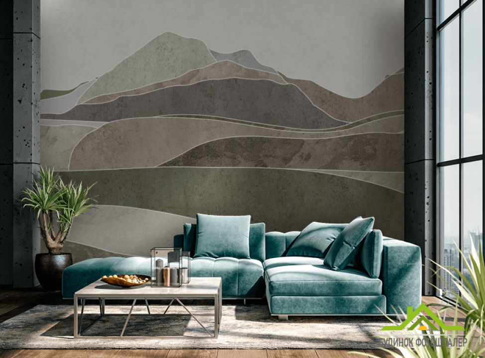 выбрать Фотошпалери коричневі гори Ексклюзивні фотошпалери на стіну