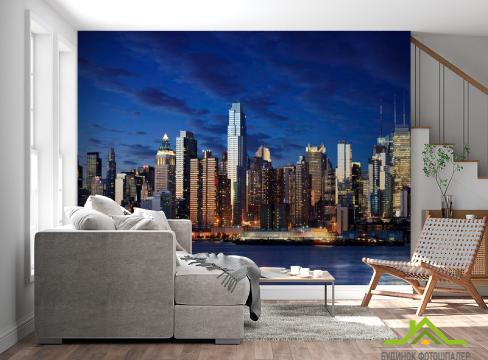 выбрать Фотошпалери New York, хмари Фотошпалери Нью Йорк на стіну