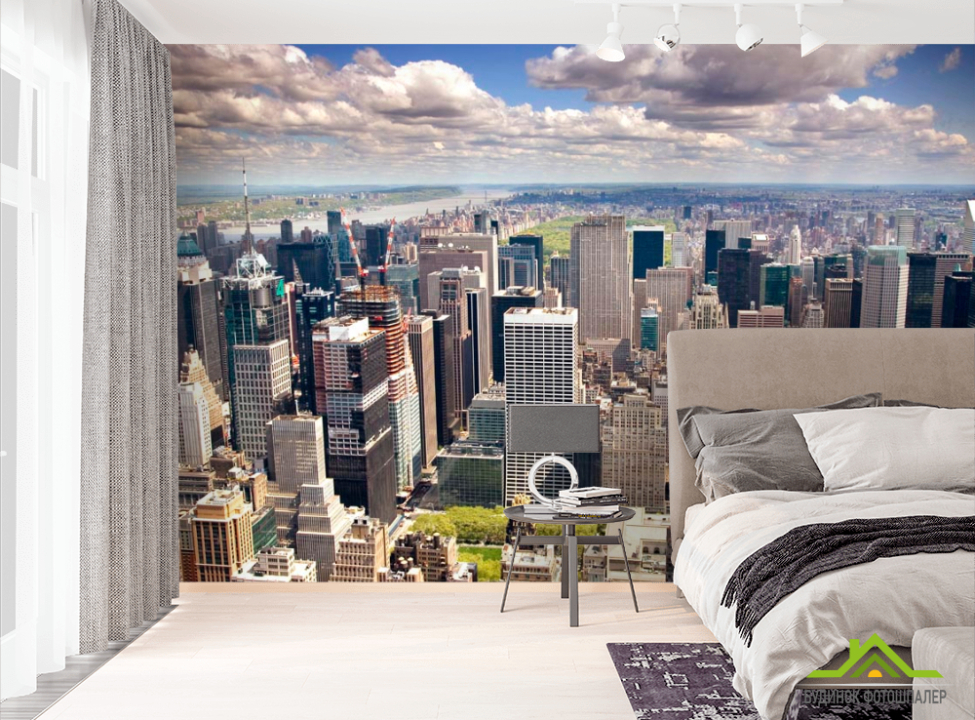 выбрать Фотошпалери Хмари висотки Фотошпалери Сучасний місто на стіну