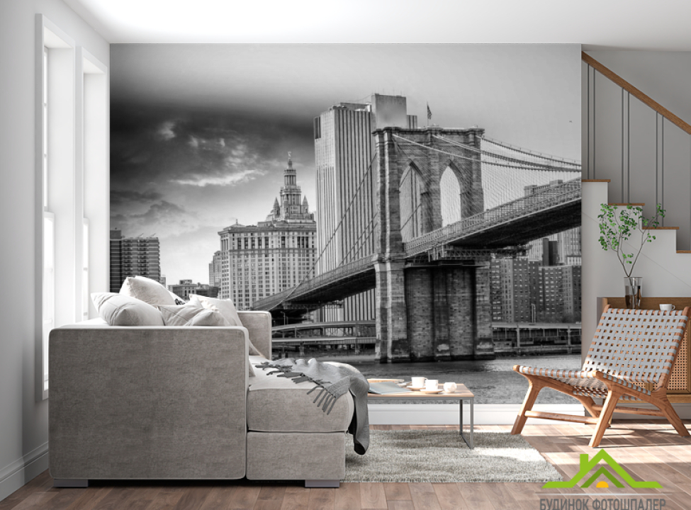 выбрать Фотообои Древний мост Бруклинский Фотообои Бруклинский мост на стену