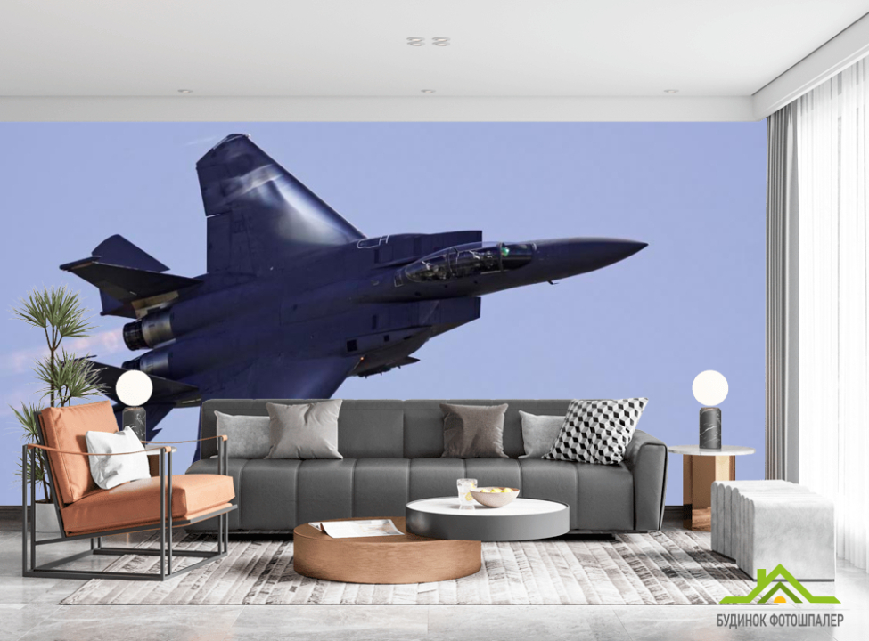 выбрать Фотошпалери Винищувач в небі Фотошпалери Транспорт на стіну