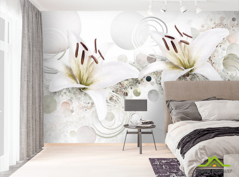 выбрать Фотошпалери 3Д квіти Фотошпалери різні на стіну
