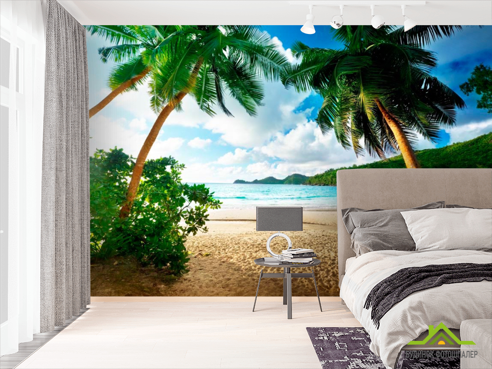 Фотообои  Пляж и пальмы