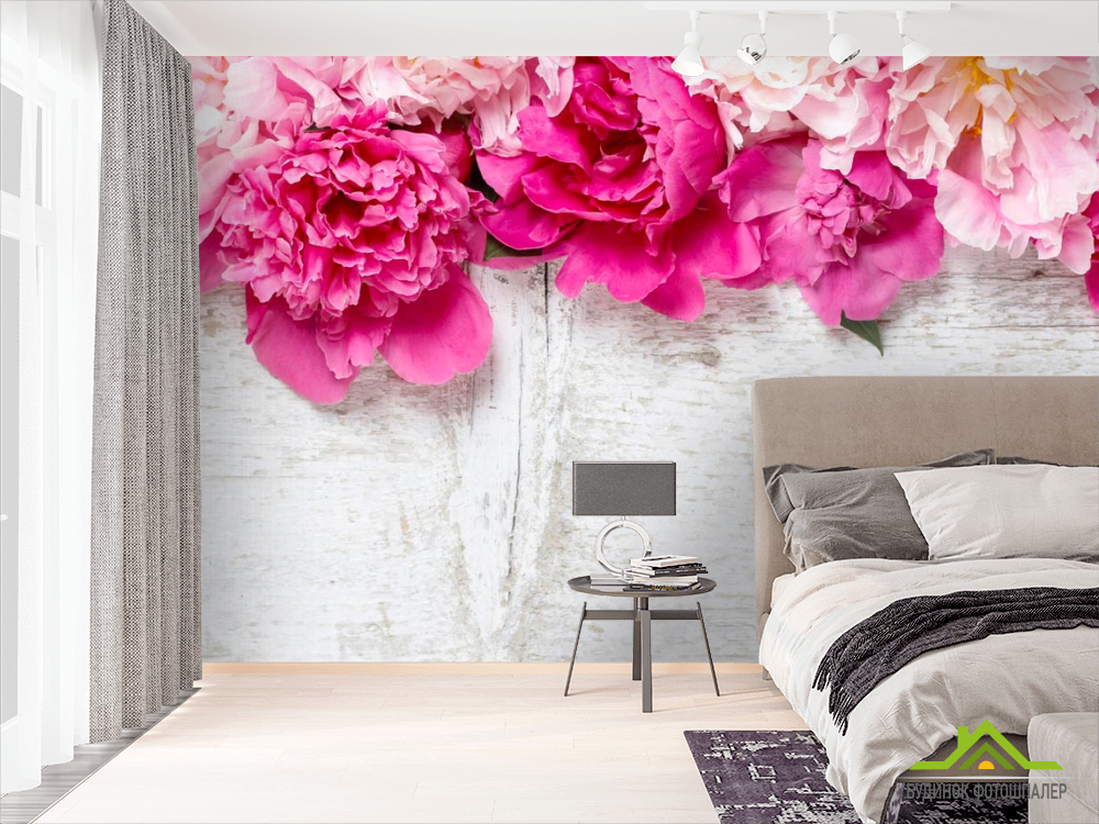 Фотошпалери Півонії