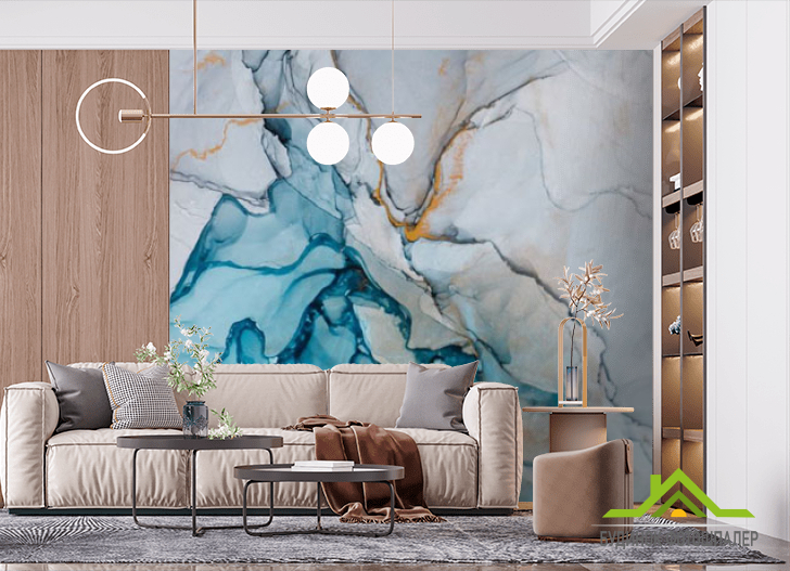 Фотошпалери Бірюзовий флюїд розлучення