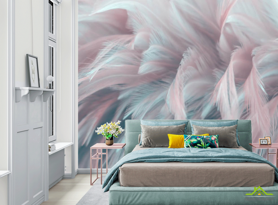 выбрать Фотошпалери Рожеве перо  на стіну