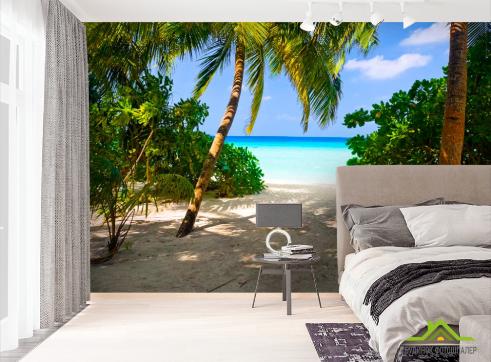 выбрать Фотошпалери Зарості на пляжі Фотошпалери Пляж на стіну