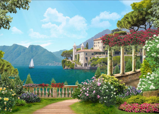 Фотообои Вид на комо