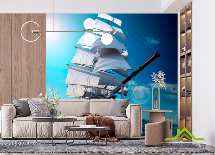 Фотошпалери Вітрильник