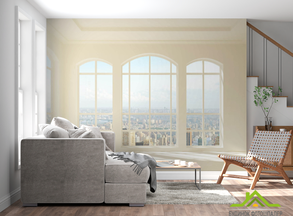 выбрать Фотообои Вид из окна Фотообои Вид из окна на стену