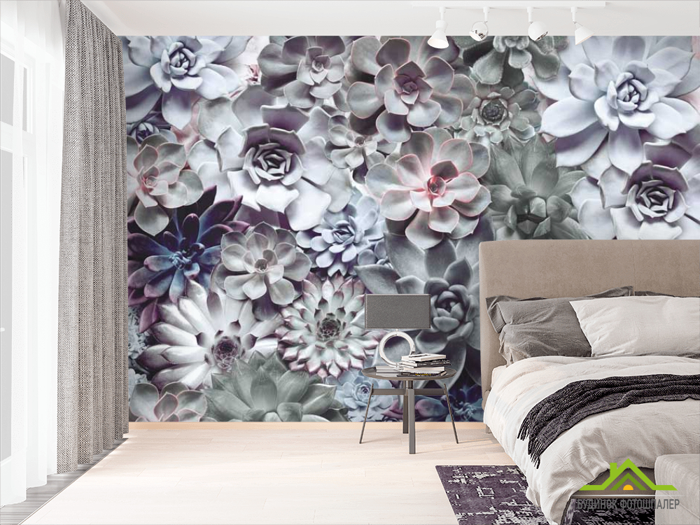 Фотообои 3D цветы